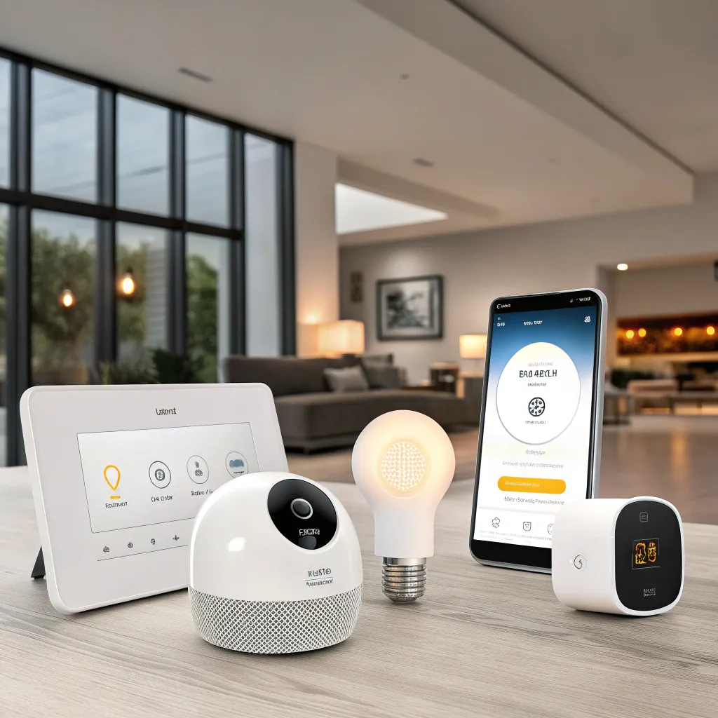 Smart Home Setup with various devices
